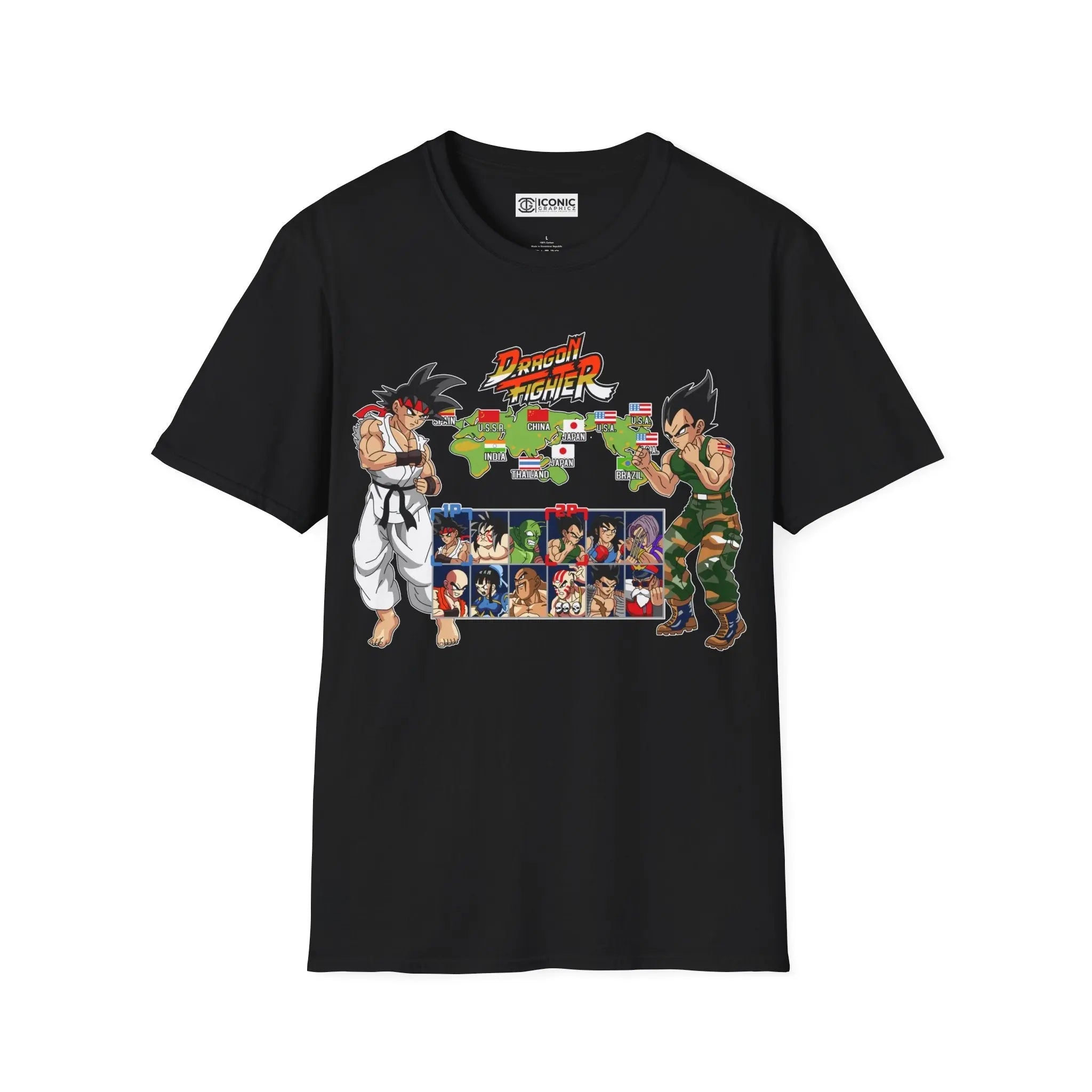 Goku x Vegeta Dragonball T-Shirt Printify