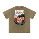 Gon x Killua Hunter x Hunter Acid Wash Oversize T-Shirt ODMPOD
