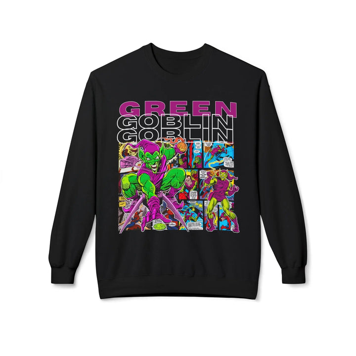Green Goblin Graphic Sweatshirt Printify