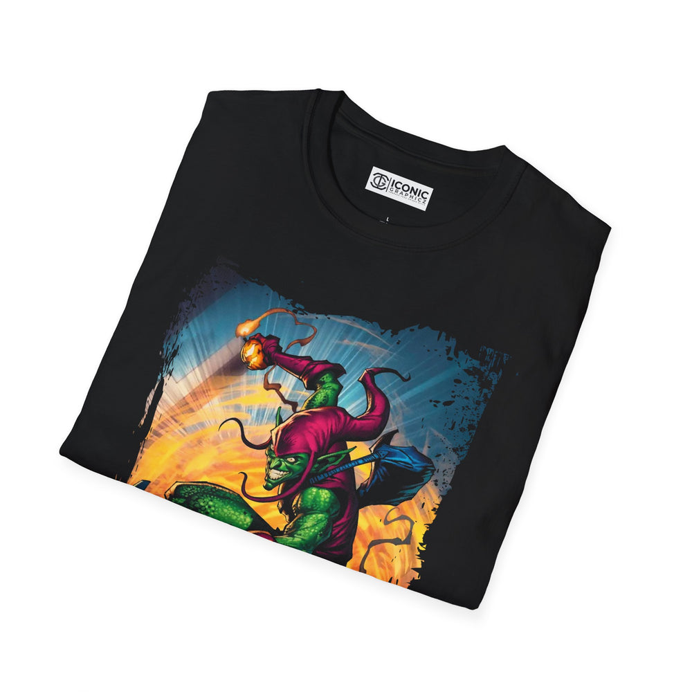 Green Goblin T-Shirt - IGZ Clothing  - Green Goblin Unisex Softstyle T-Shirt Best Price 26 at IGZ Clothing 