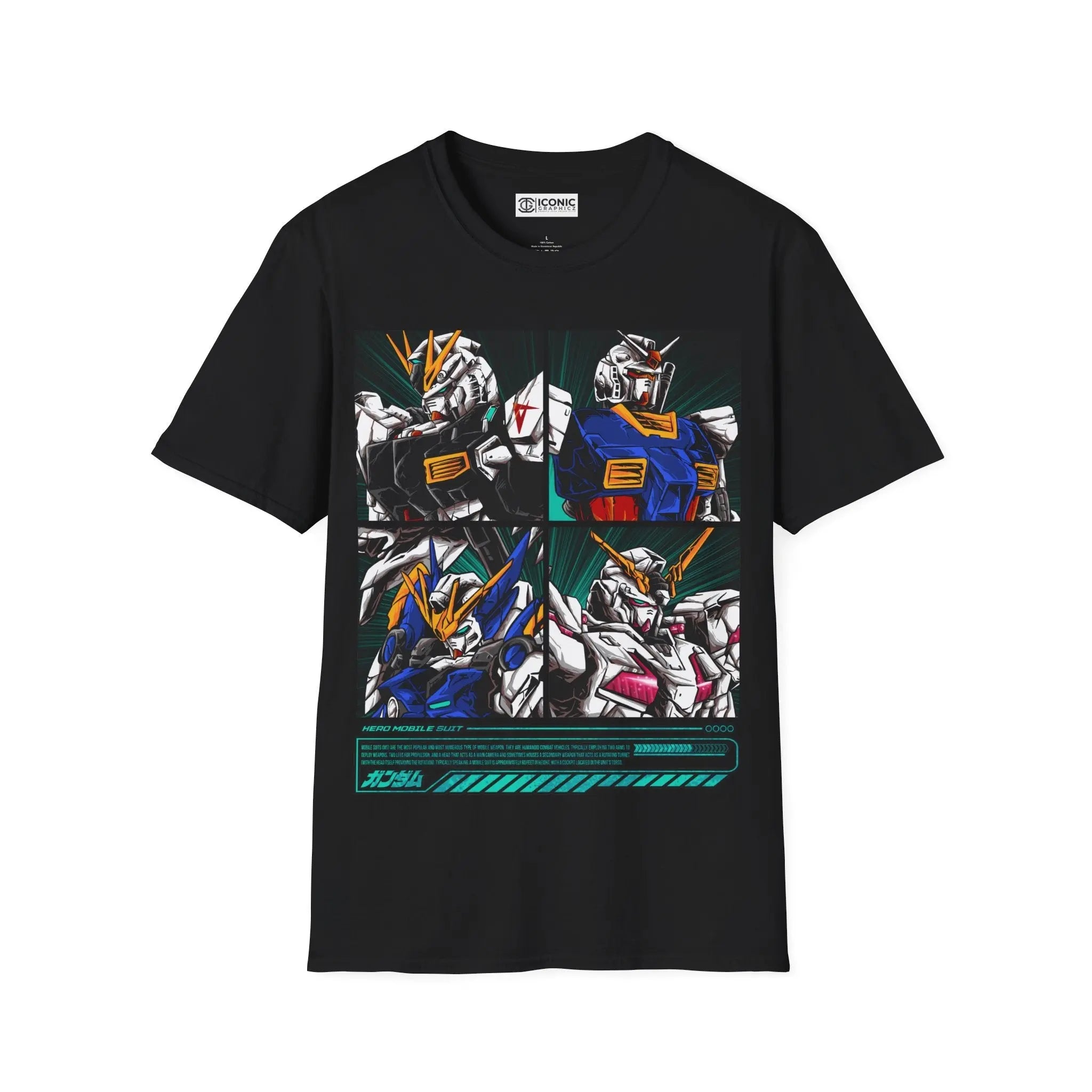 Gundam T-Shirt Printify