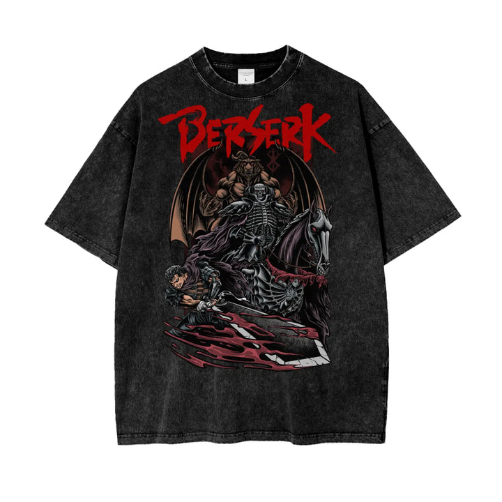 Gutz Berserk Oversize Snow Washed T-Shirt ODMPOD