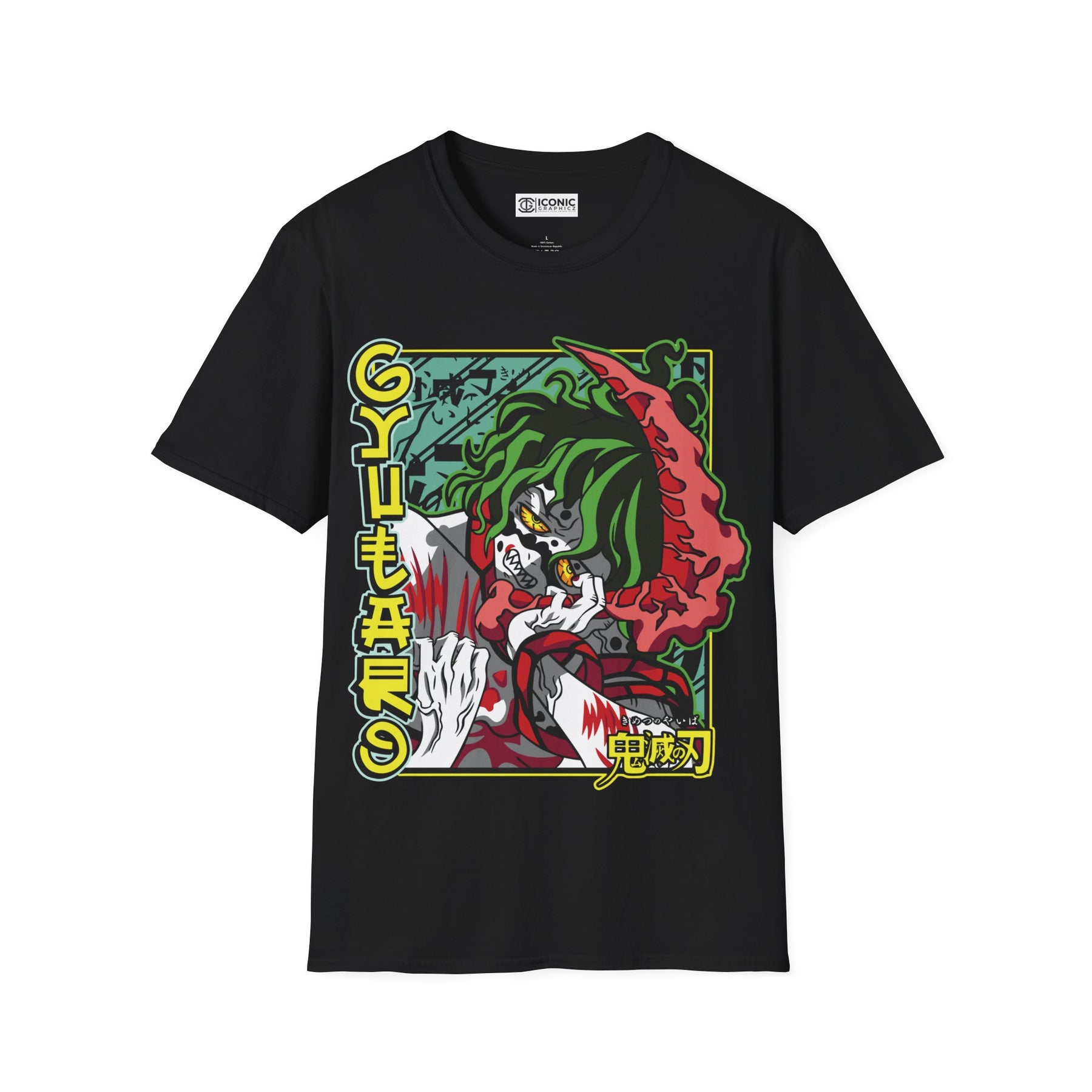 Gyutaro Demon Slayer T-Shirt - IGZ Clothing  - Gyutaro Unisex Softstyle T-Shirt Best Price 26 at IGZ Clothing 