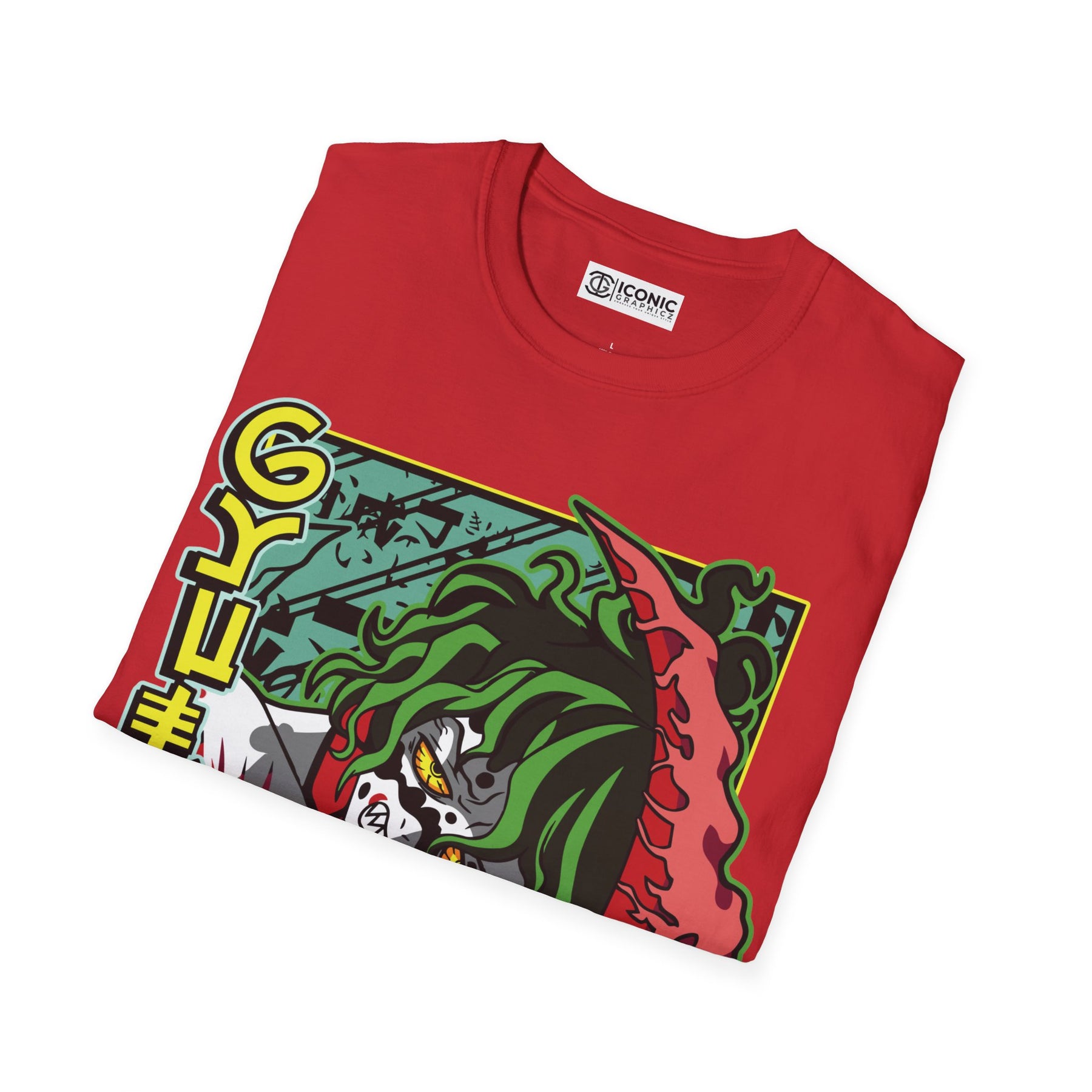 Gyutaro Demon Slayer T-Shirt - IGZ Clothing  - Gyutaro Unisex Softstyle T-Shirt Best Price 26 at IGZ Clothing 