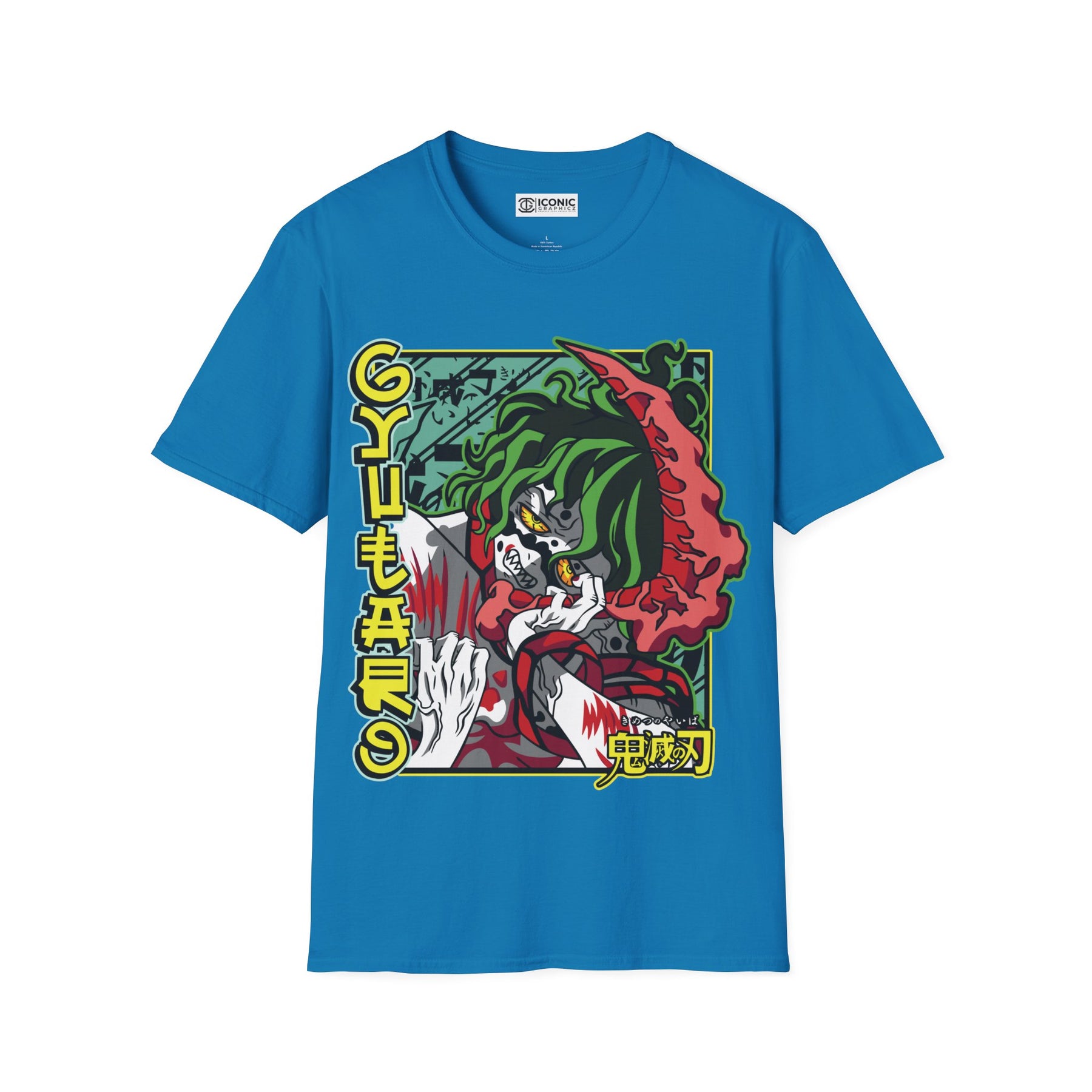 Gyutaro Demon Slayer T-Shirt - IGZ Clothing  - Gyutaro Unisex Softstyle T-Shirt Best Price 26 at IGZ Clothing 