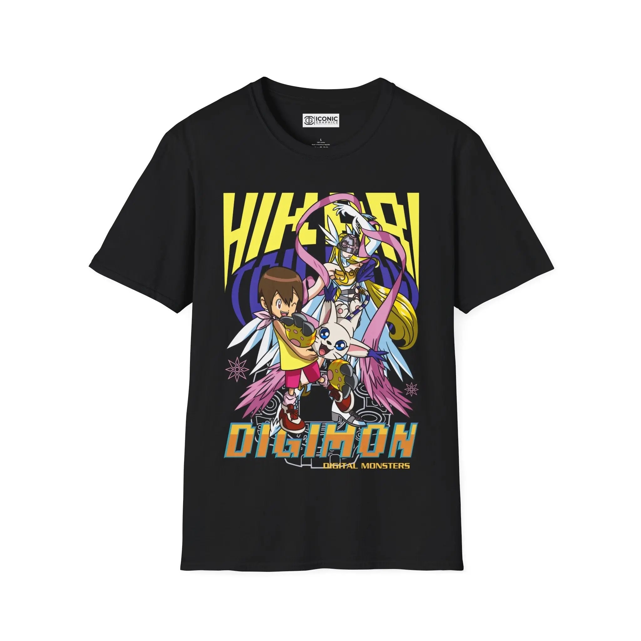 HIKARI X ANGEWOMON Digimon T-Shirt Printify