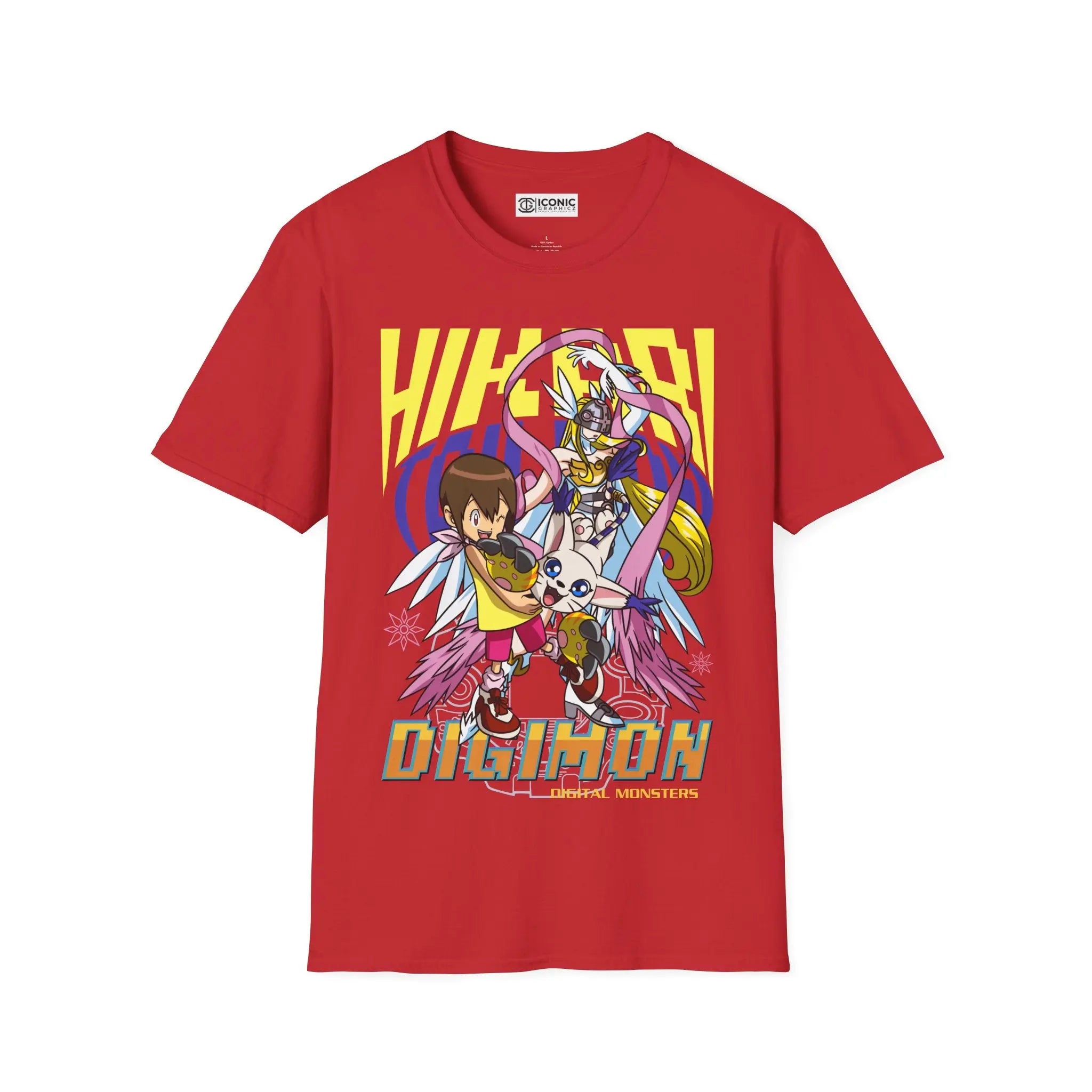 HIKARI X ANGEWOMON Digimon T-Shirt Printify