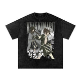 HYAKKIMARU Dororo Acid Wash Oversize T-Shirt ODMPOD