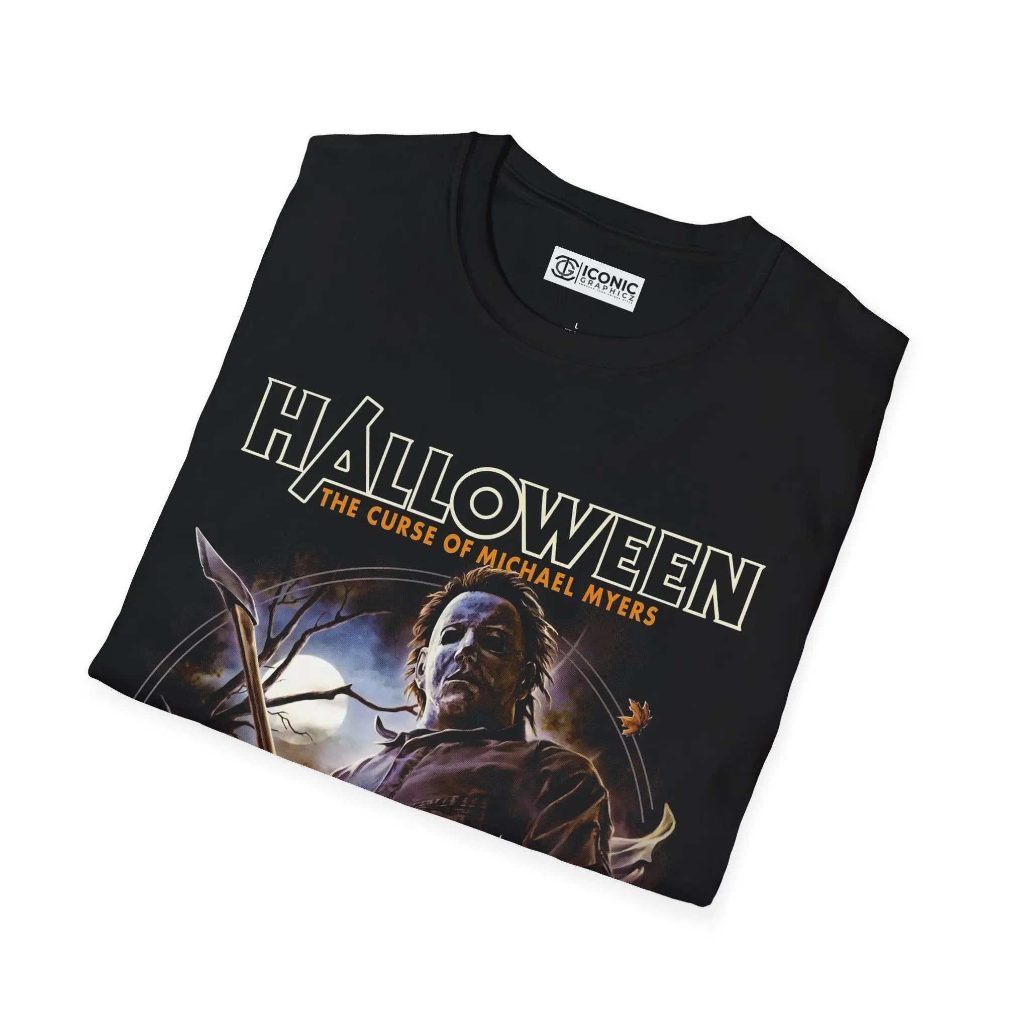 Halloween Michael Myers T-Shirt - Spooky Graphic Tee Printify