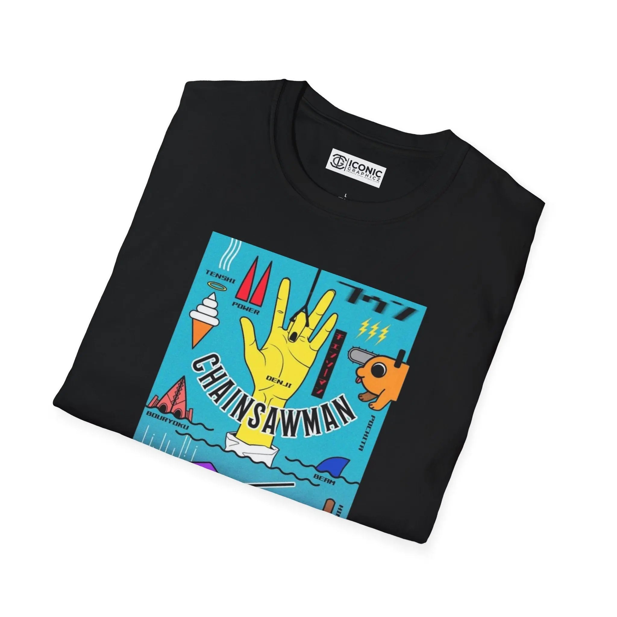 Hand Signs Chainsaw Man T-Shirt Printify