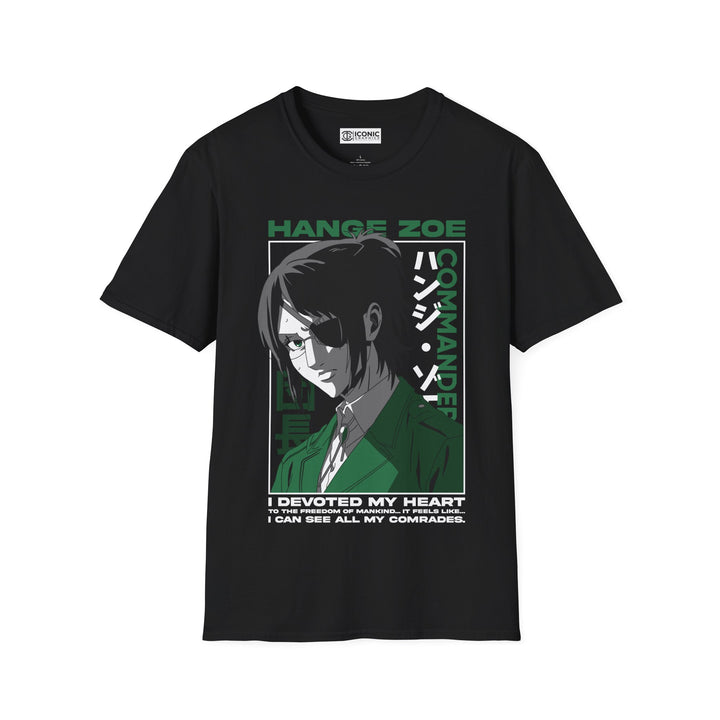 Hange Zoe Attack on Titan T-Shirt - IGZ Clothing  - Hange Zoe Unisex Softstyle T-Shirt Best Price 26 at IGZ Clothing 