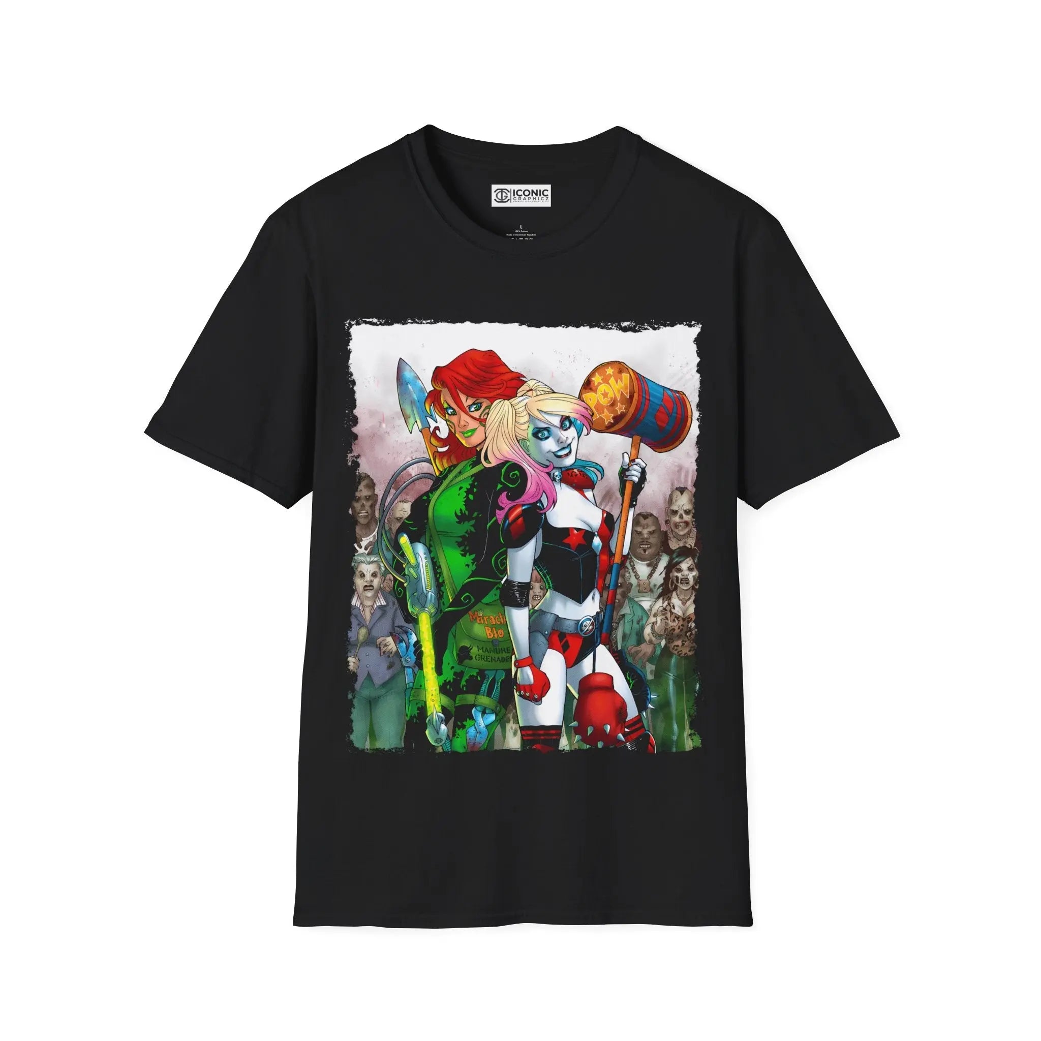 Harley Quinn & Posion Ivy T-Shirt Printify