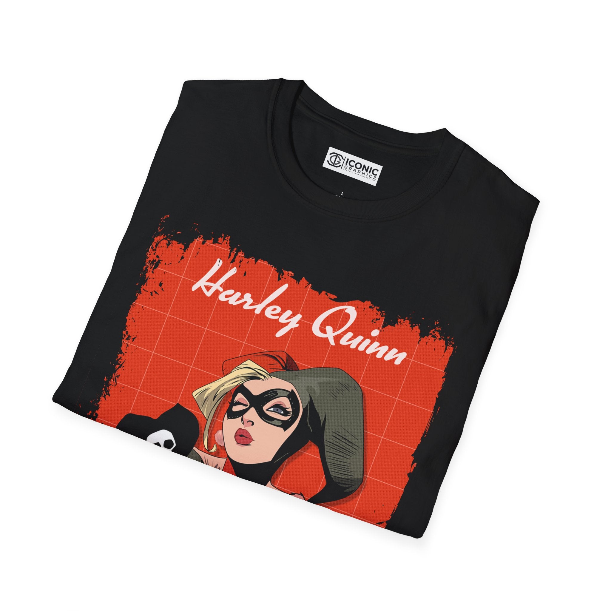 Harley Quinn T-Shirt - IGZ Clothing  - Harley Quinn Unisex Softstyle T-Shirt Best Price 26 at IGZ Clothing 