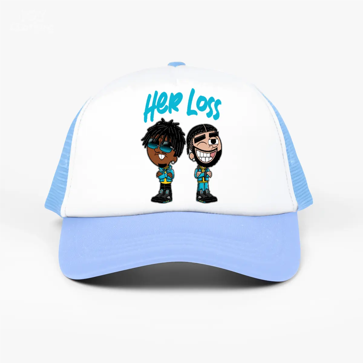 Her Loss Colorblock Trucker Hat IGZ Clothing