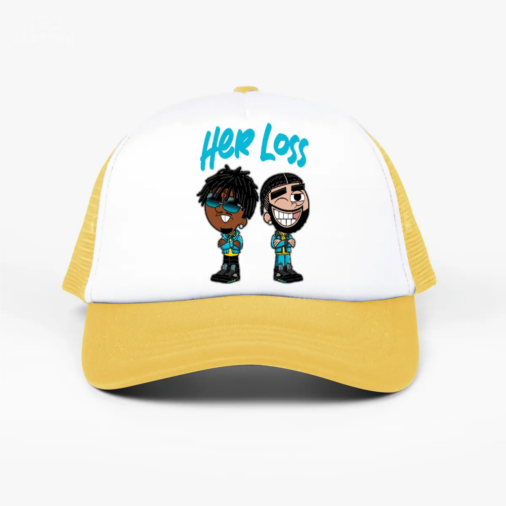 Her Loss Colorblock Trucker Hat IGZ Clothing