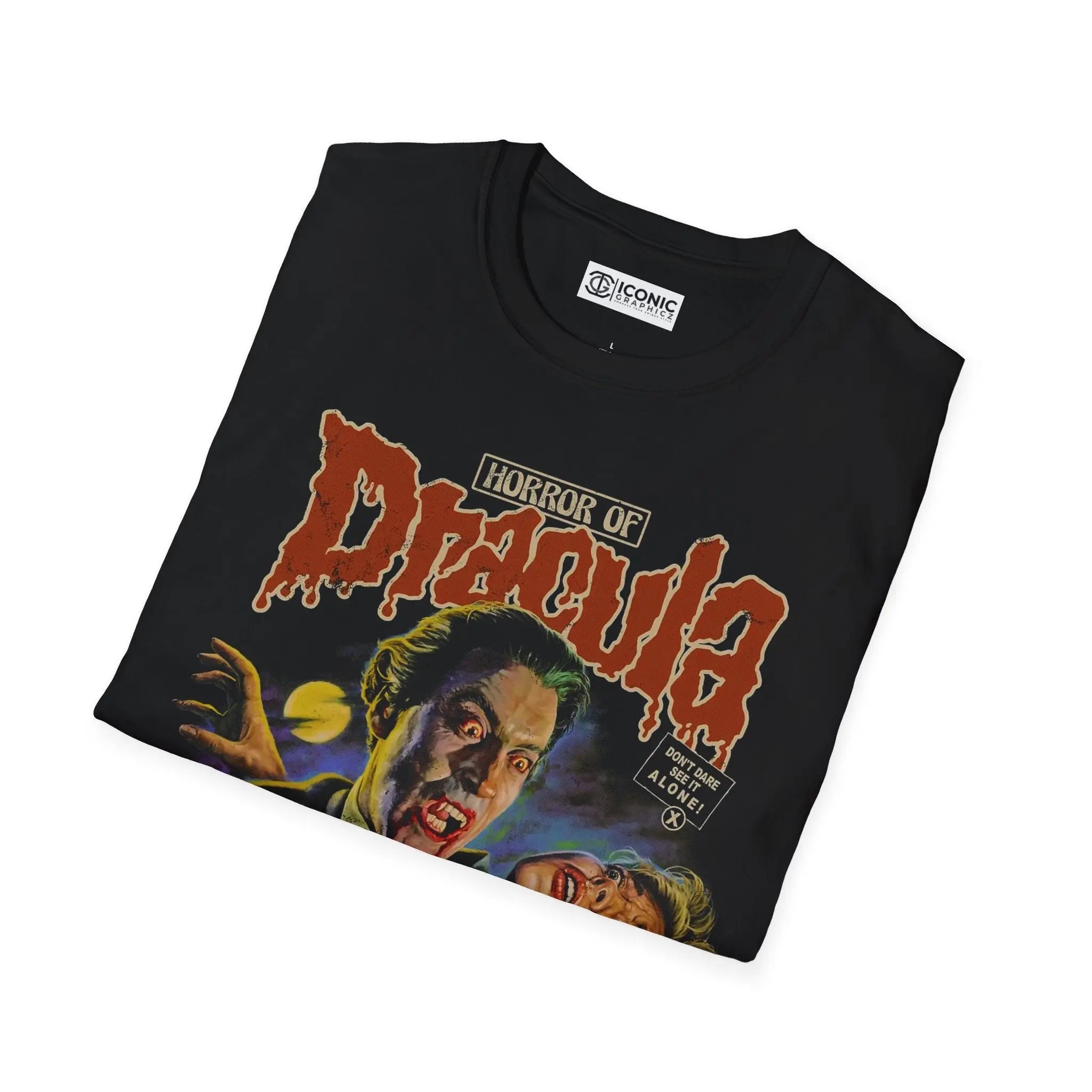 Horror of Dracula Graphic T-Shirt Printify