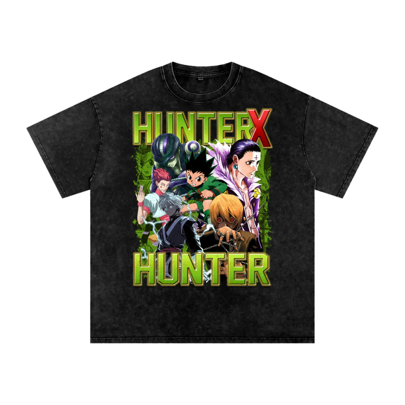 Hunter x Hunter Acid Wash Oversize T-Shirt ODMPOD