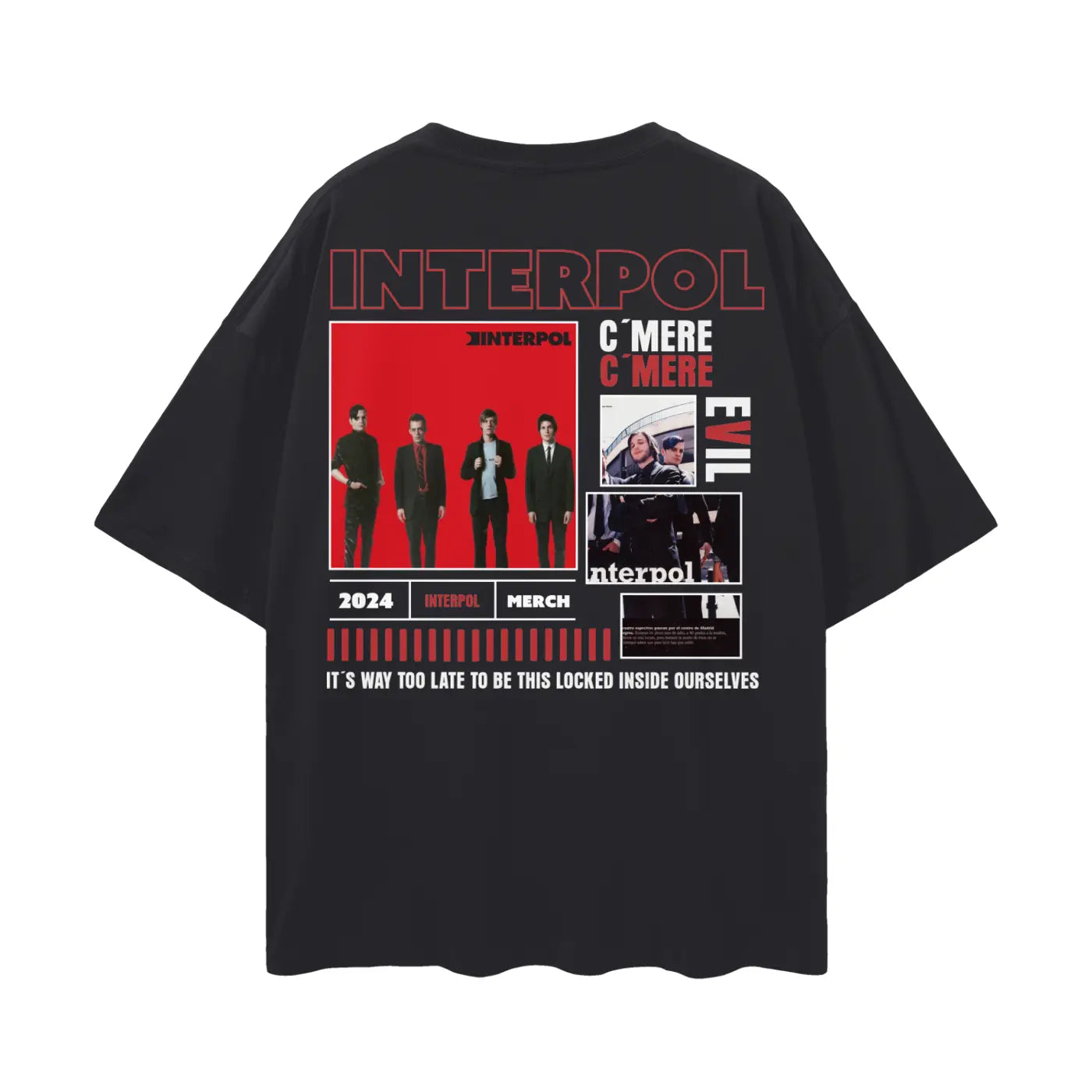 INTERPOL Oversize Deep Drop Shoulder Tee ODMPOD