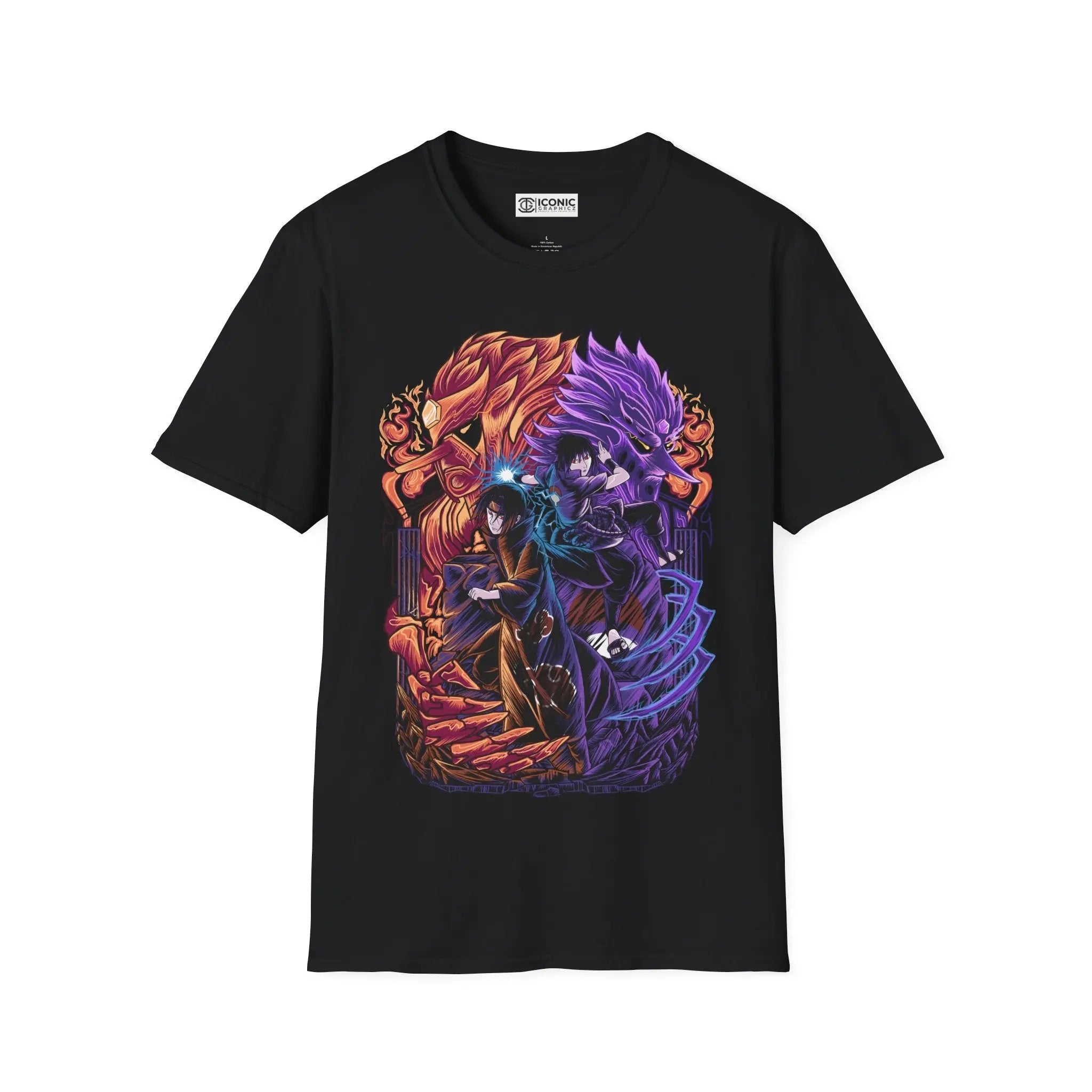 ITACHI X SASUKE UCHIHA Naruto T-Shirt Printify