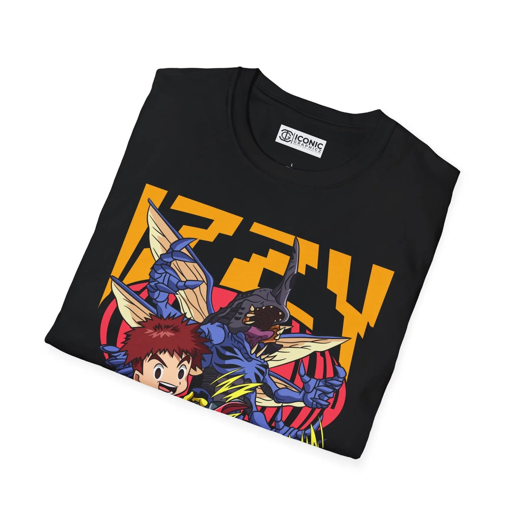 IZZY X KABUTERIMON Digimon T-Shirt Printify