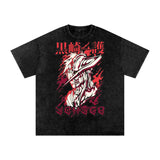 Ichigo Bleach Acid Wash Oversize T-Shirt ODMPOD