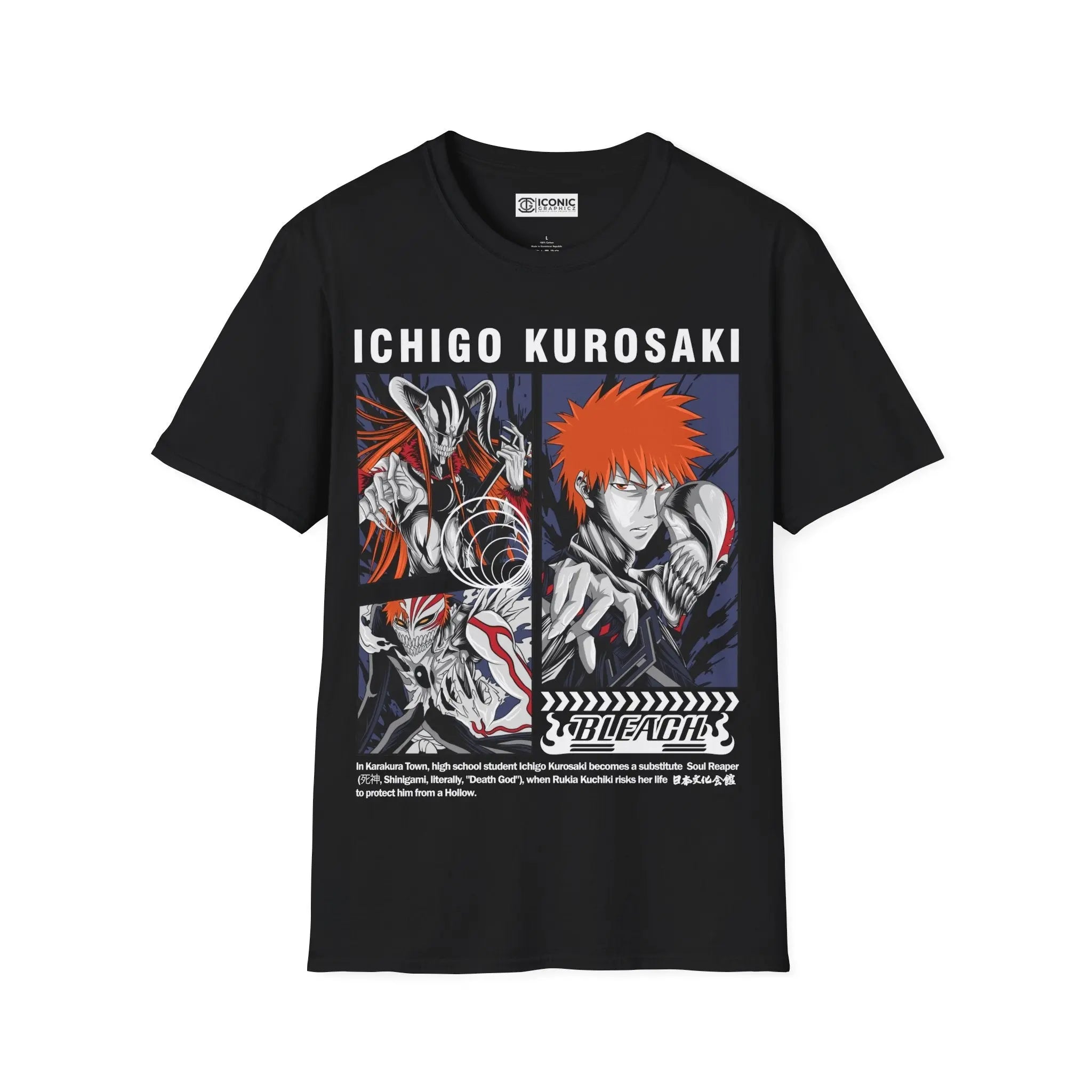Ichigo Bleach T-Shirt Printify