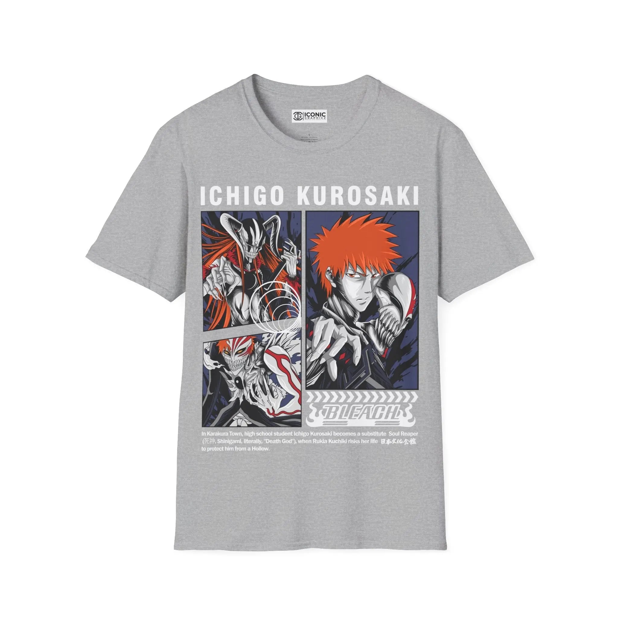Ichigo Bleach T-Shirt Printify