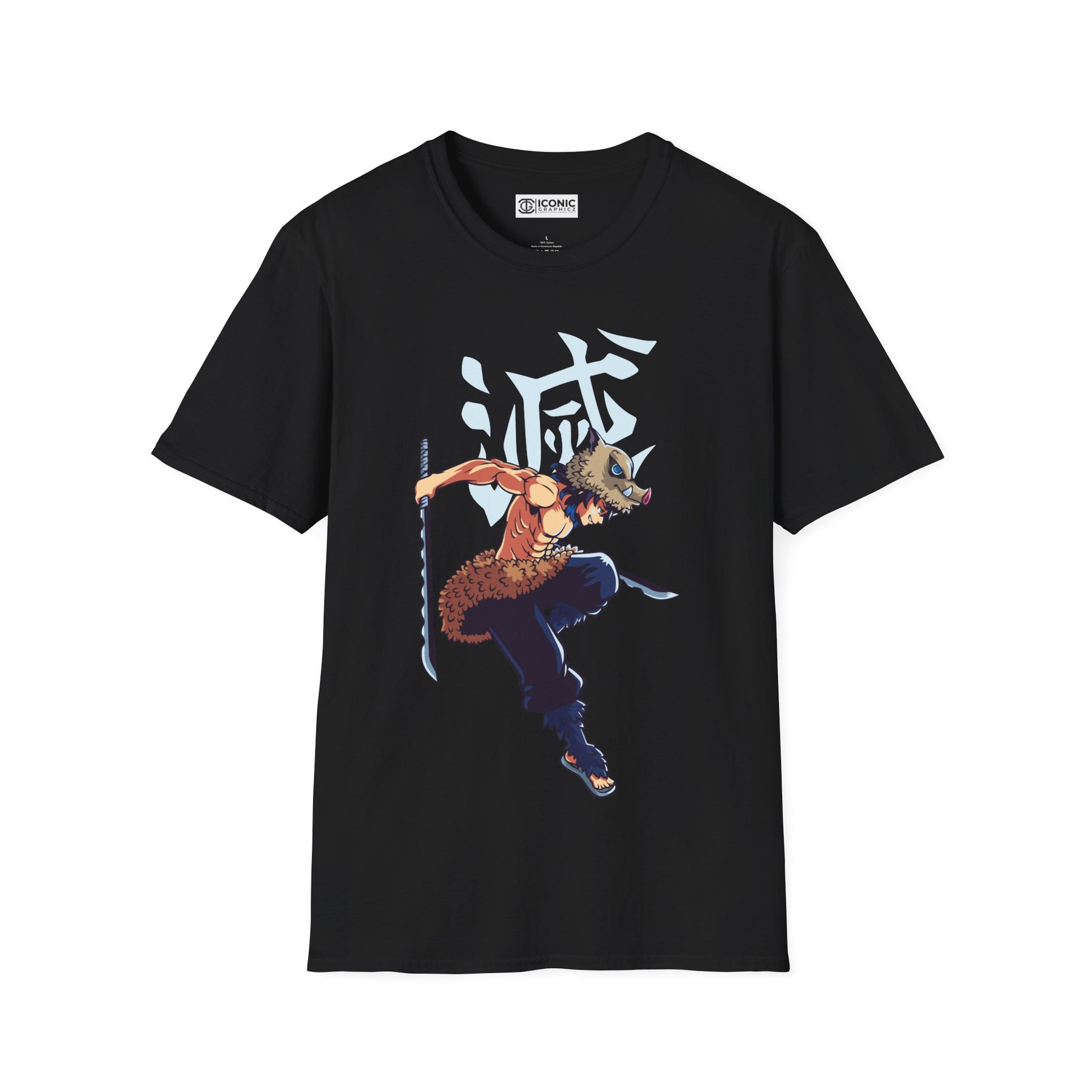 Inosuke Demon Slayer T-Shirt - IGZ Clothing  - Inosuke Unisex Softstyle T-Shirt Best Price 26 at IGZ Clothing 