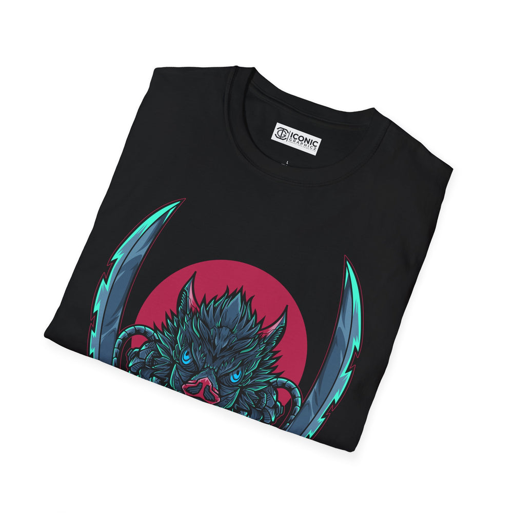Inosuke Demon Slayer T-Shirt - IGZ Clothing  - Inosuke Unisex Softstyle T-Shirt Best Price 26 at IGZ Clothing 
