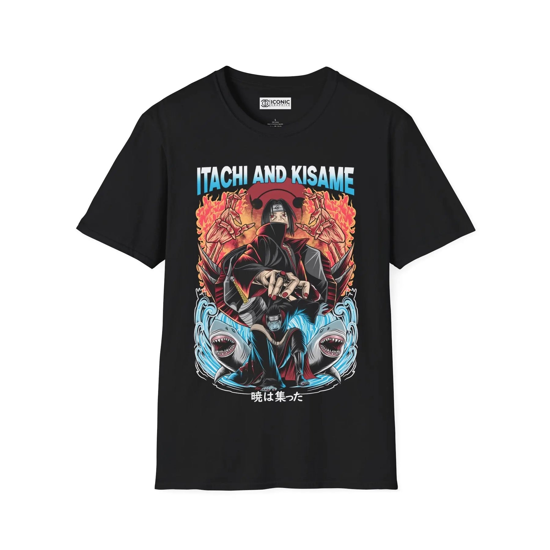 Itachi and Kisame Naruto T-Shirt Printify