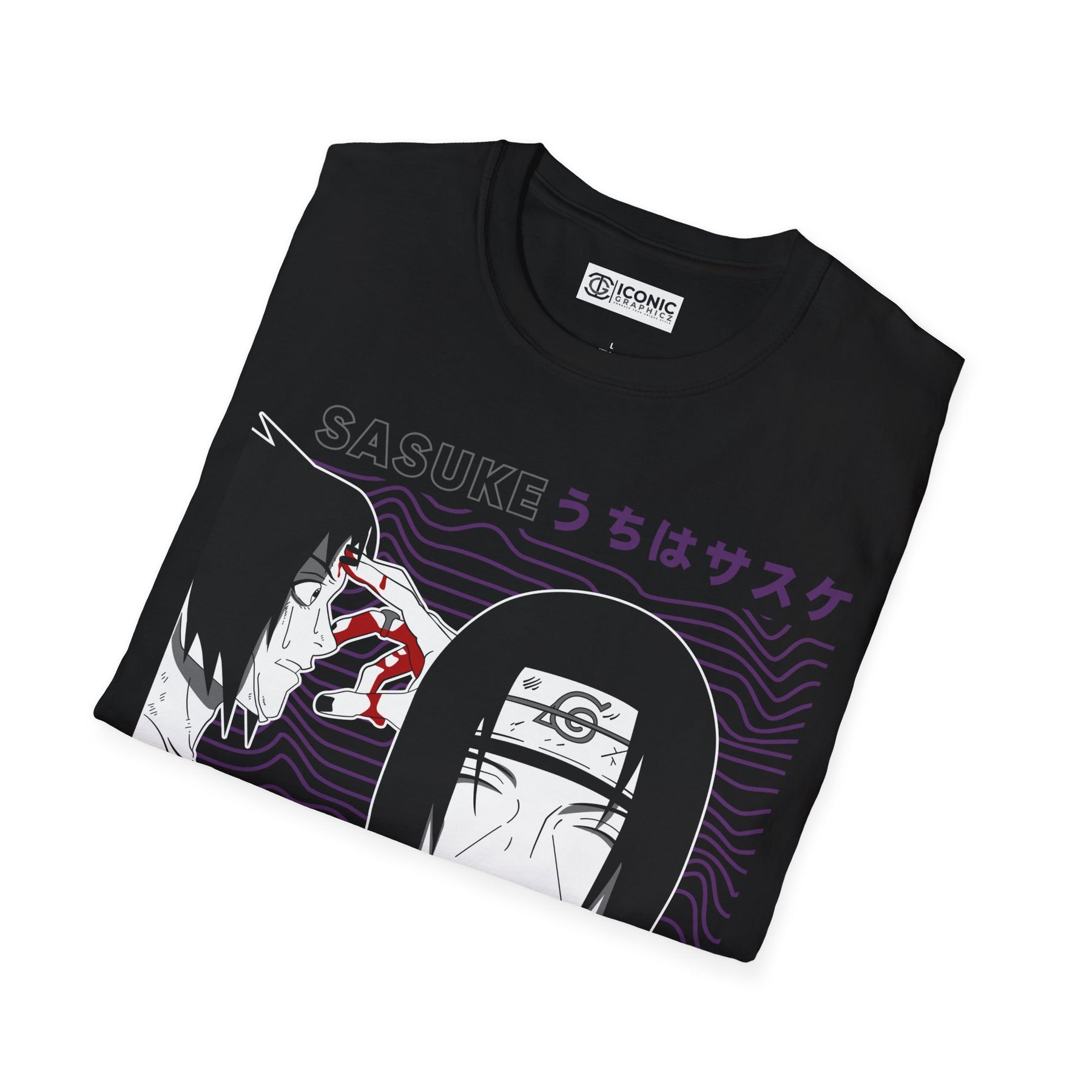 Itachi and Sasuke Naruto T-Shirt - IGZ Clothing  - Itachi and Sasuke Unisex Softstyle T-Shirt Best Price 26 at IGZ Clothing 
