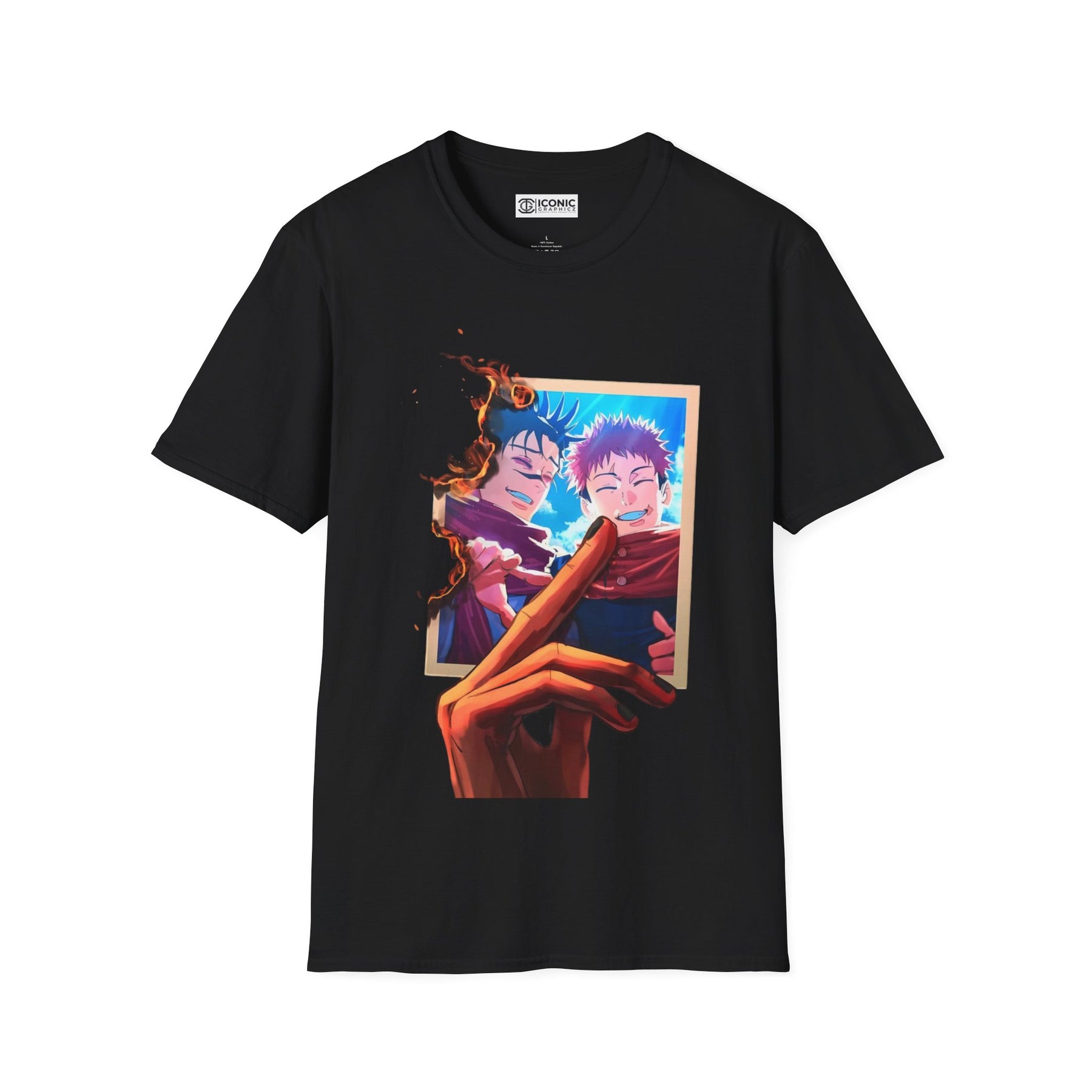 Itadori and Choso Jujitsu Kaisen T-Shirt - IGZ Clothing  - Itadori and Choso Unisex Softstyle T-Shirt Best Price 26 at IGZ Clothing 