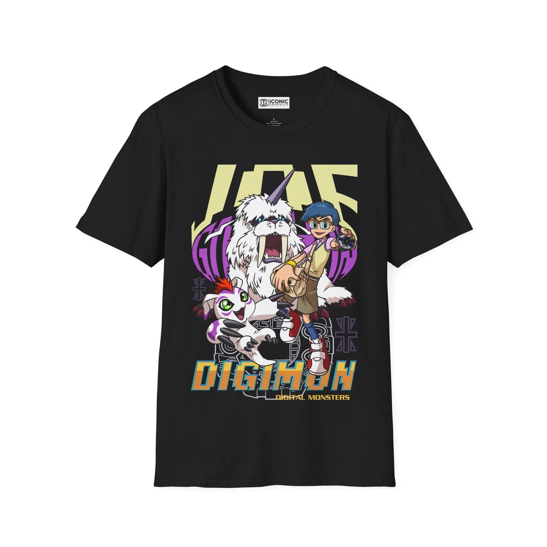 JOE X IKKAKUMON Digimon T-Shirt Printify