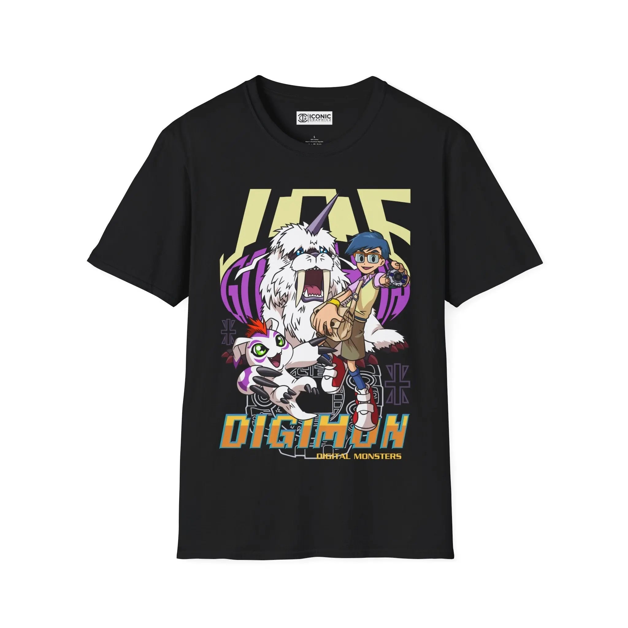 JOE X IKKAKUMON Digimon T-Shirt Printify