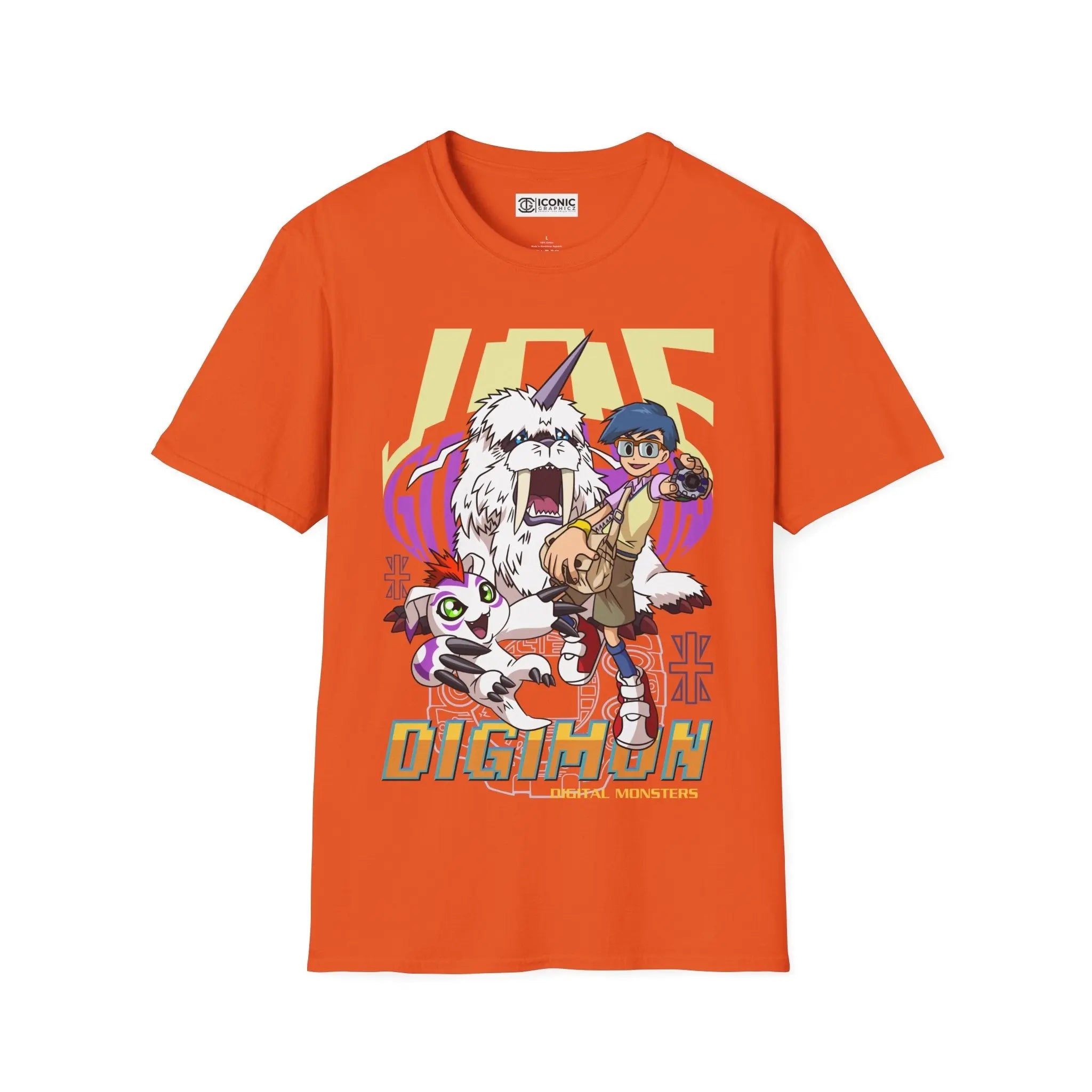 JOE X IKKAKUMON Digimon T-Shirt Printify