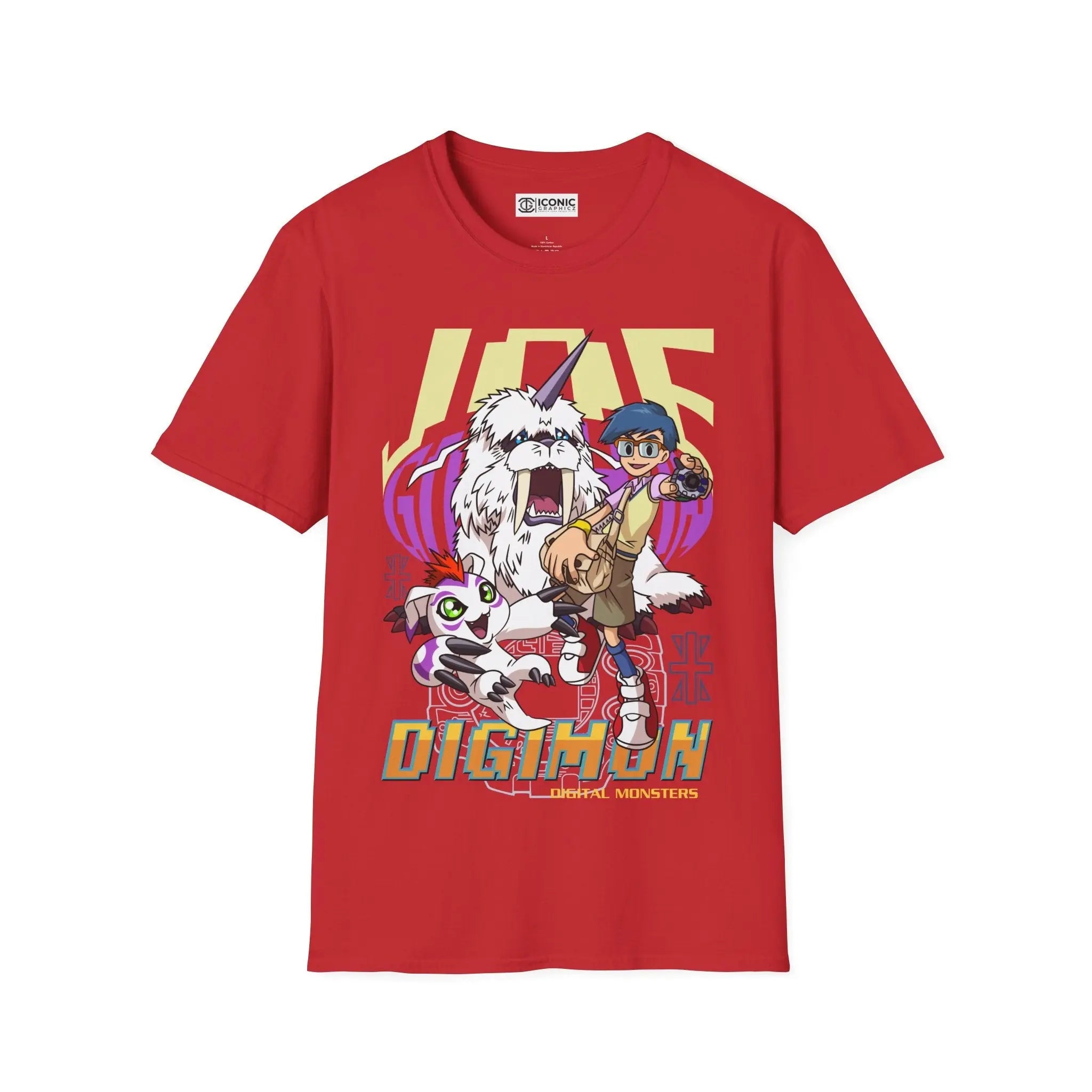 JOE X IKKAKUMON Digimon T-Shirt Printify