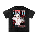 JUUZOU SUZUYA Tokyo Ghoul Acid Wash Oversize T-Shirt ODMPOD