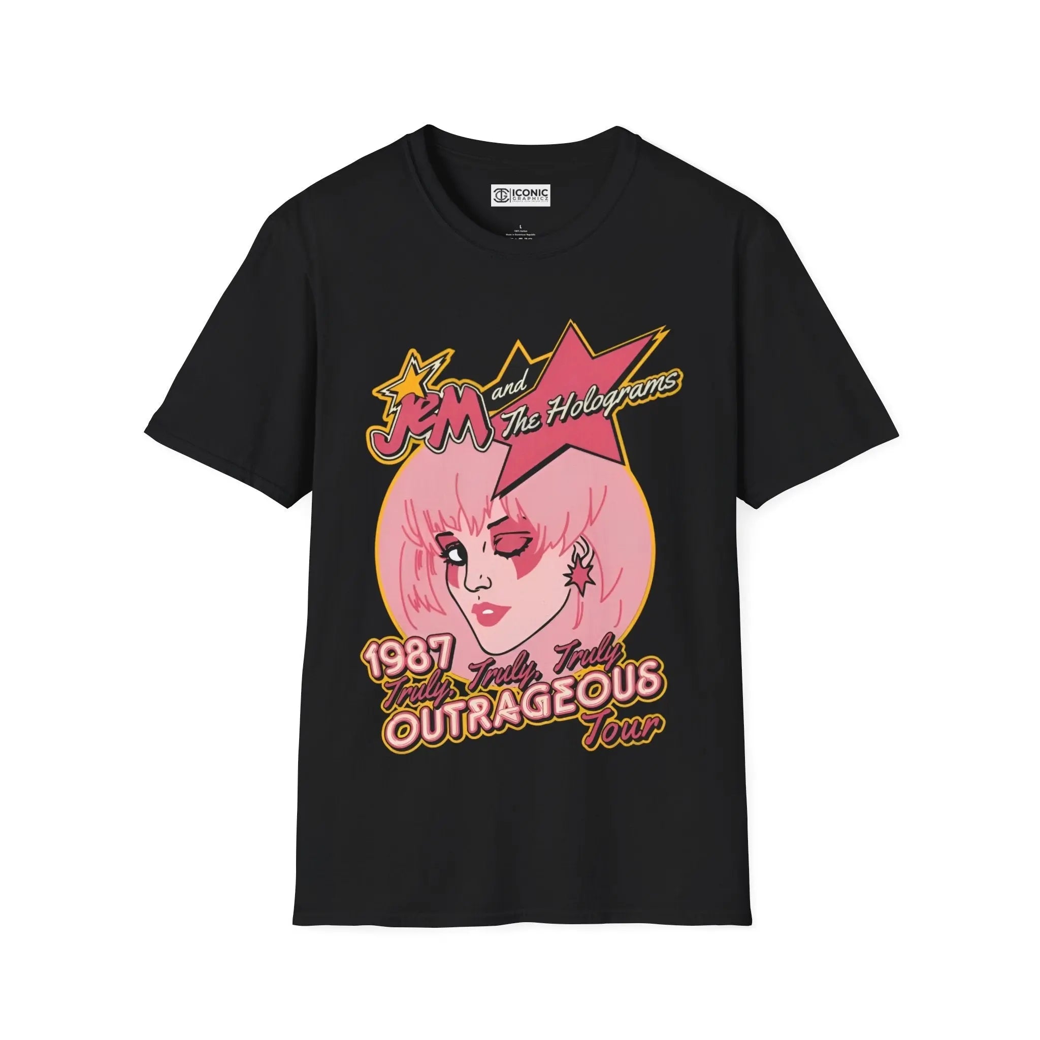 Jem and the Holograms Vintage Tour T-Shirt Printify