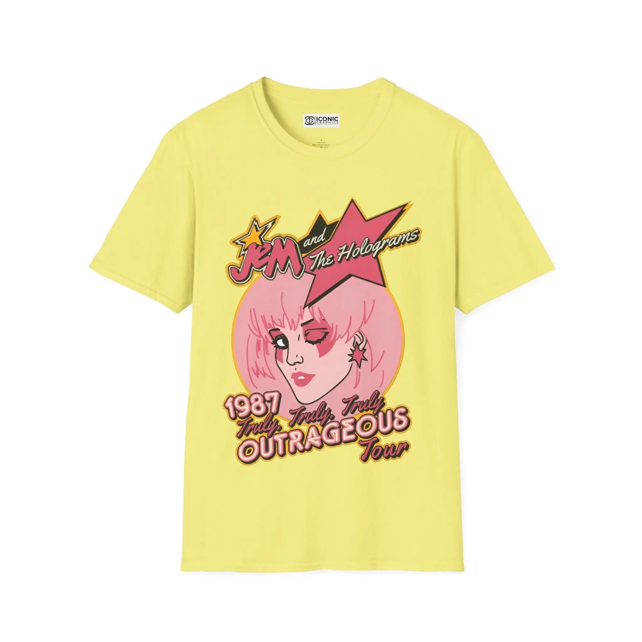 Jem and the Holograms Vintage Tour T-Shirt Printify