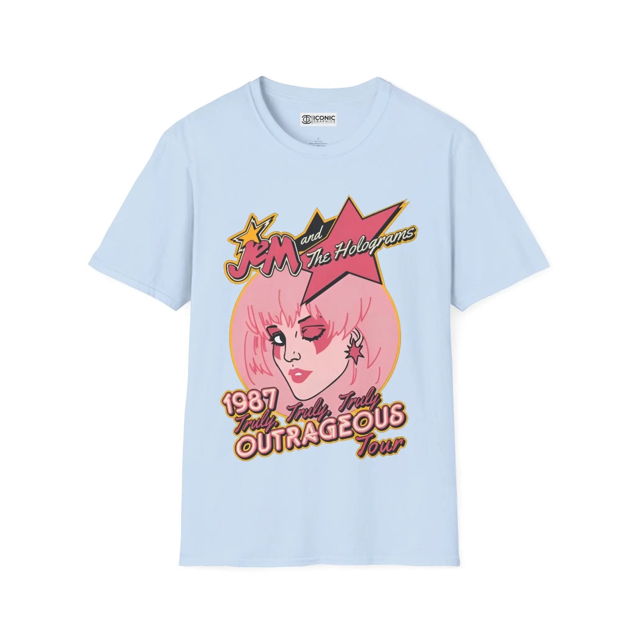 Jem and the Holograms Vintage Tour T-Shirt Printify