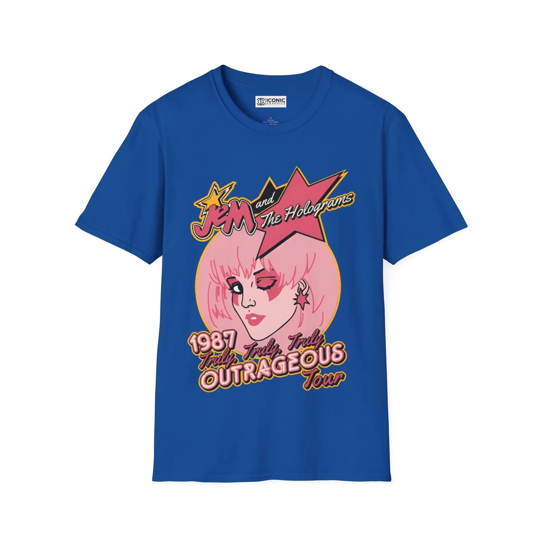 Jem and the Holograms Vintage Tour T-Shirt Printify