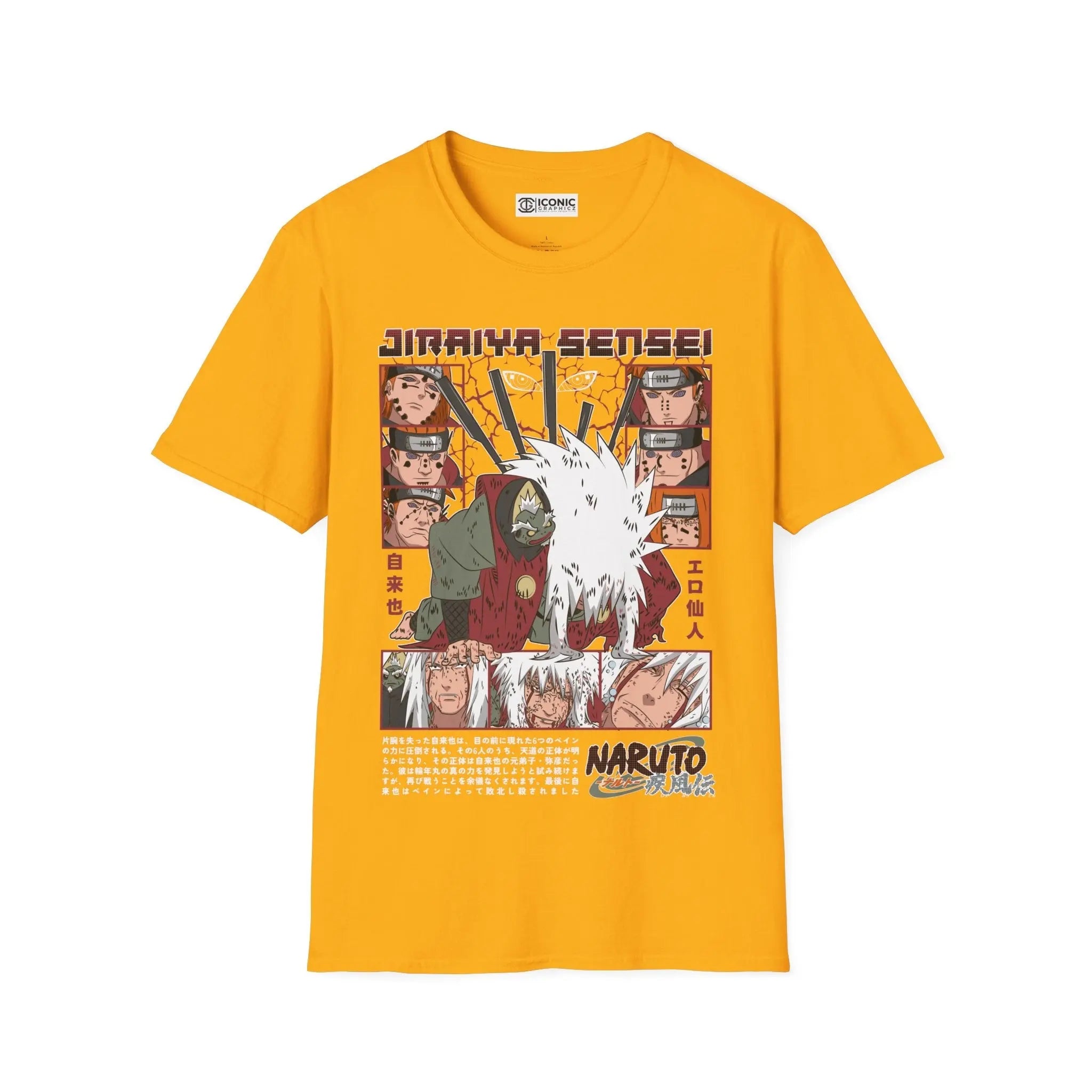 Jiraya Naruto T-Shirt Printify