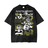 Jogo Jujitsu Kaisen Oversize Snow Washed T-Shirt ODMPOD