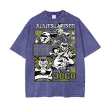 Jogo Jujitsu Kaisen Oversize Snow Washed T-Shirt ODMPOD