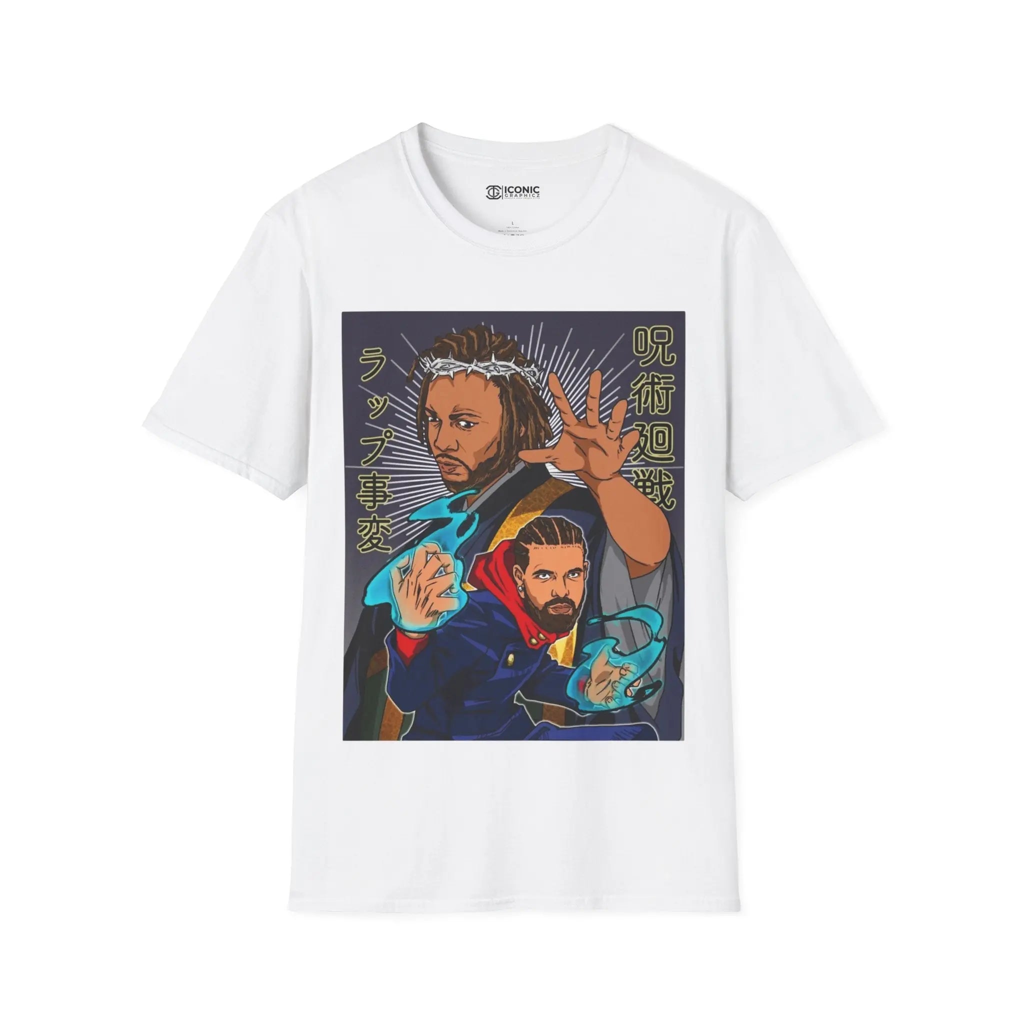 Jujitsu Kaisen Drake vs Kendrick Lamar T-Shirt Printify