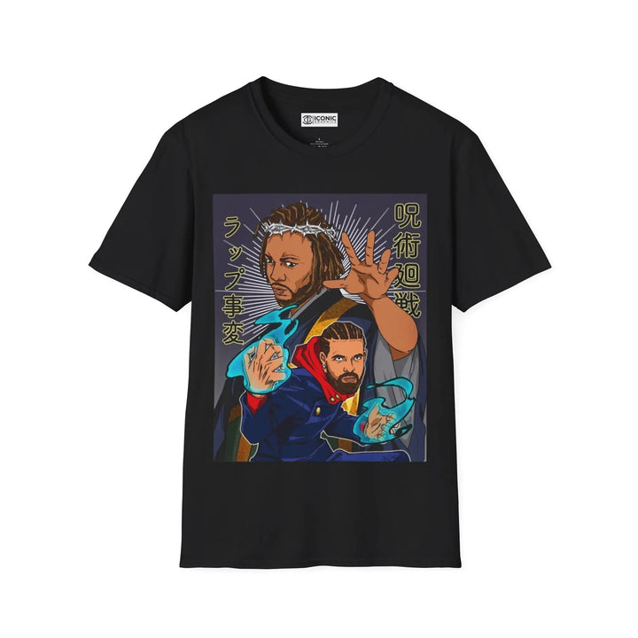 Jujitsu Kaisen Drake vs Kendrick Lamar T-Shirt Printify