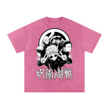 Jujuitsu Kaisen Acid Wash Oversize T-Shirt ODMPOD
