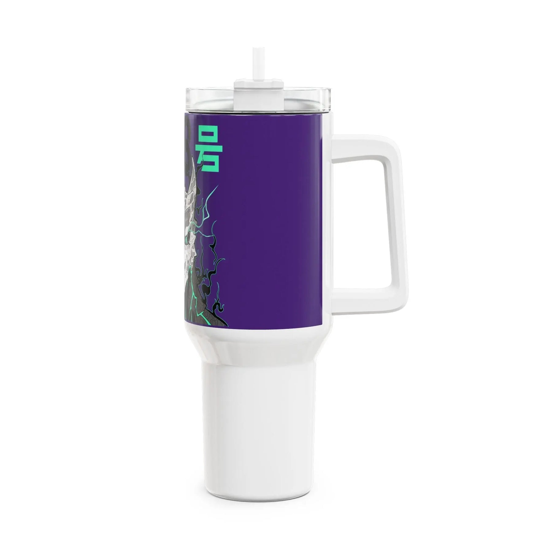 Kafka 40oz Monster Vibes Tumbler with Straw – Perfect for Anime Fans Printify