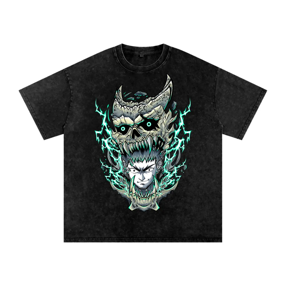 Kafka Kaiju No 8 Acid Wash Oversize T-Shirt ODMPOD