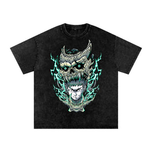 Kafka Kaiju No 8 Acid Wash Oversize T-Shirt ODMPOD